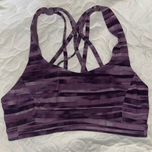 Lululemon Purple Energy Bra Size 4